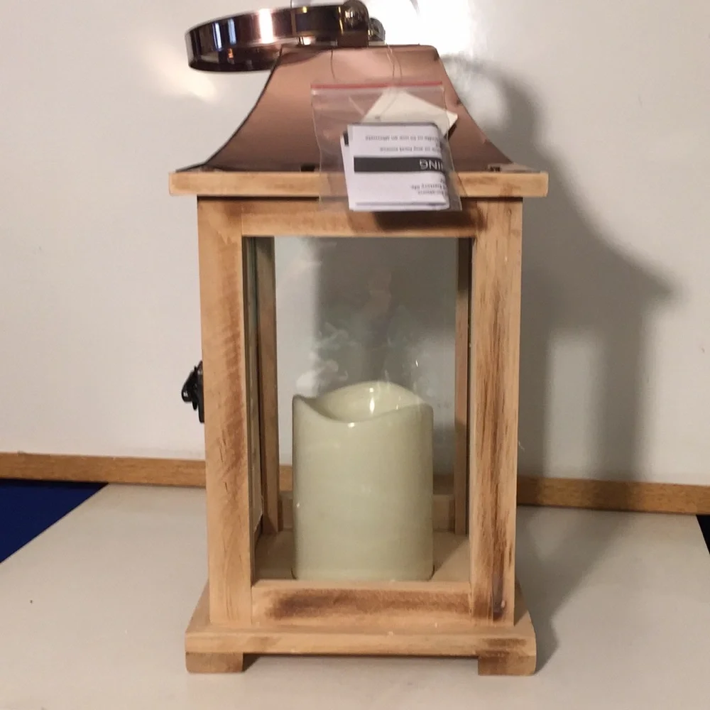 Large Flameless Memory Lantern